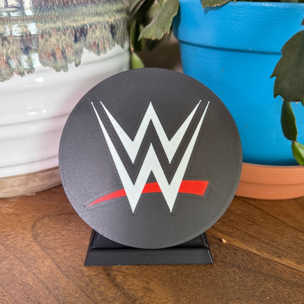 WWE Coaster Set of 4 with Holder
